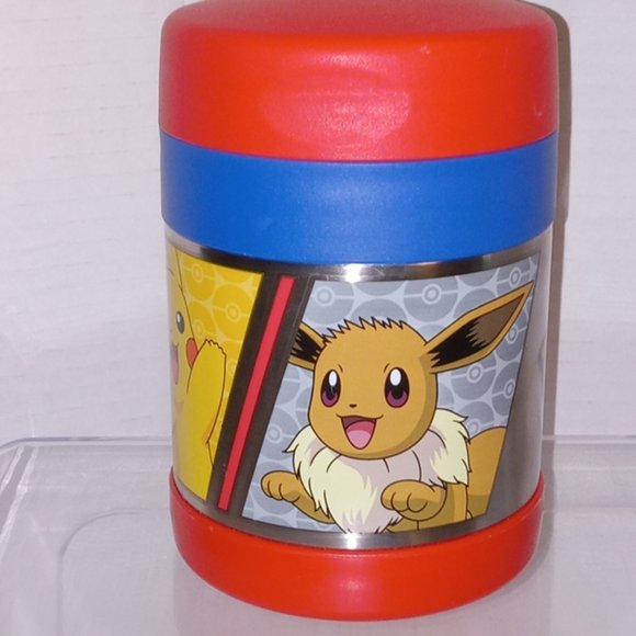 Pokémon Funtainer Vacuum Insulated Thermos Food Jar with Spoon - Picture 3 of 8